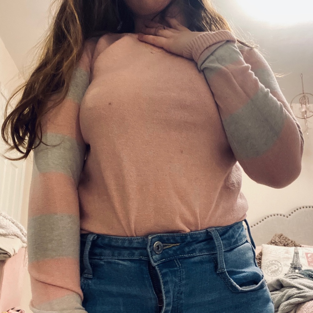 Pink sweater